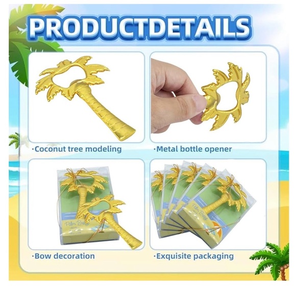 56 Coconut Tree Shaped Bottle Openers - Picture 4 of 8